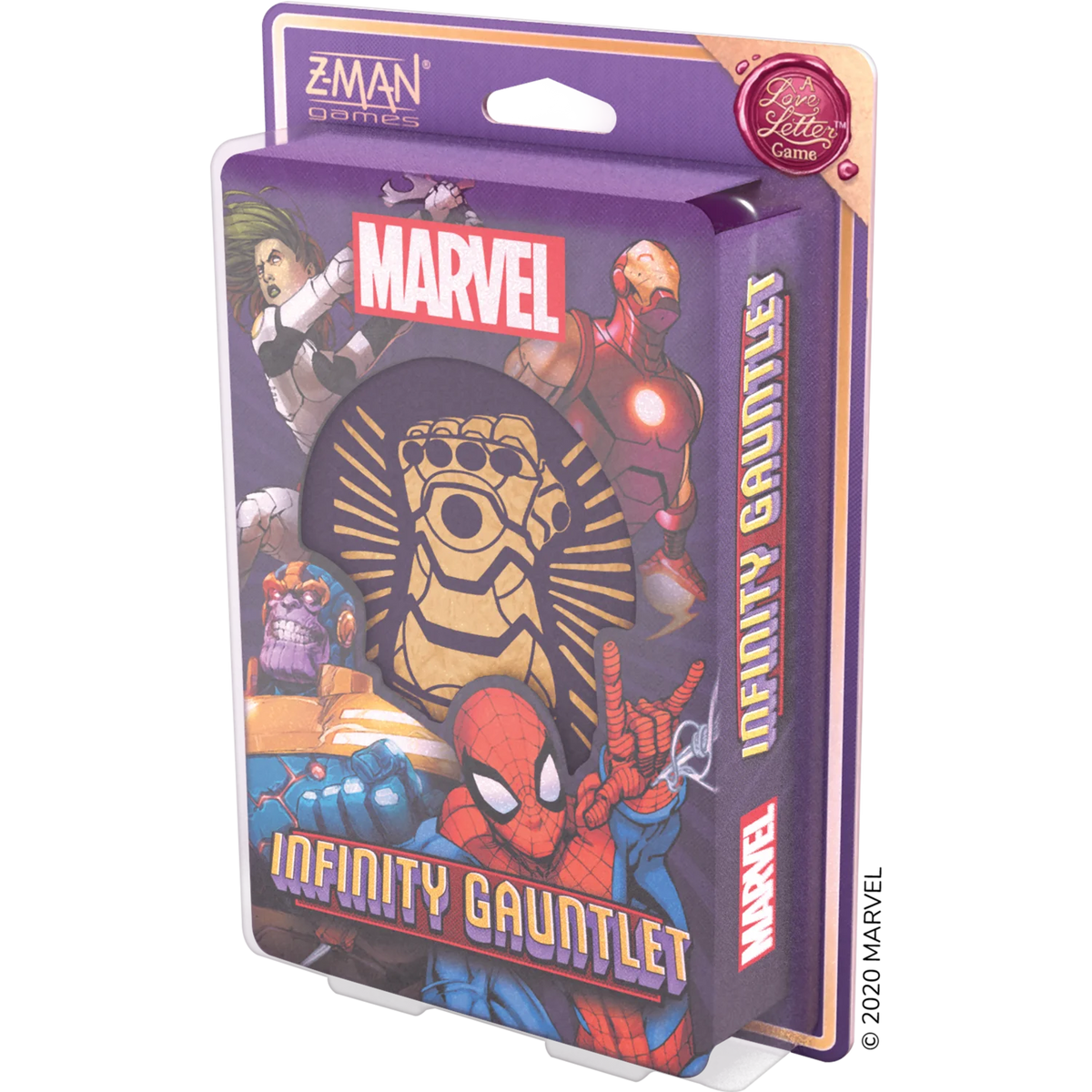Infinity Gauntlet: A Love Letter Game boxed board game