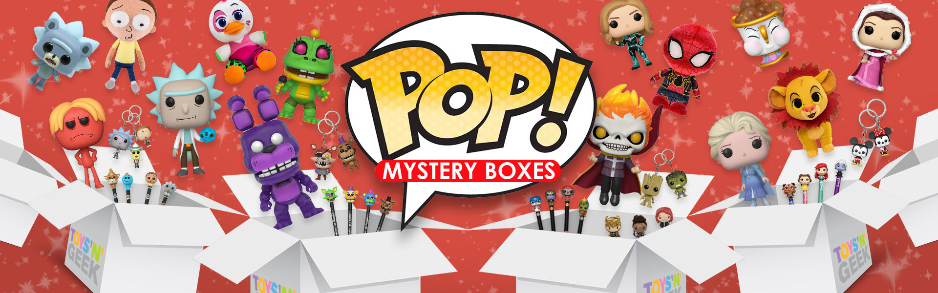 Funko Pop Mystery Boxes by Toys'N'Geek