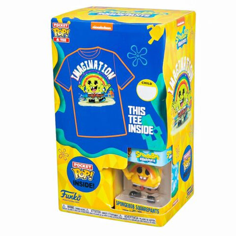 Spongebob Squarepants Funko Pocket Pop! & Tee - Size Child Medium