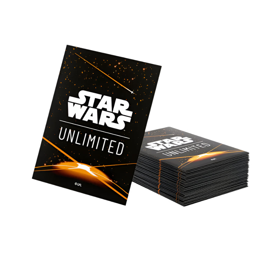 Star Wars: Unlimited Card Game - Card Back Orange Art Sleeves