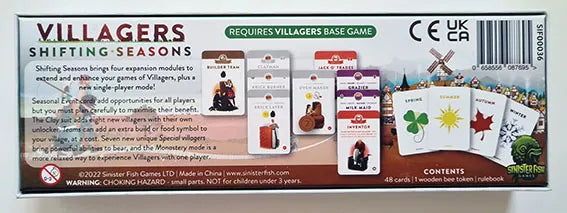 Villagers: Shifting Seasons Board Game Expansion