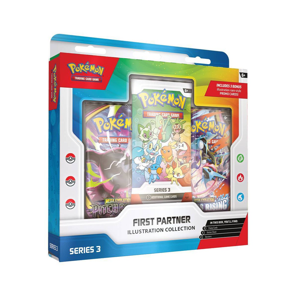 Pokemon TCG First Partner Illustration Collection Series 3 retail packaging