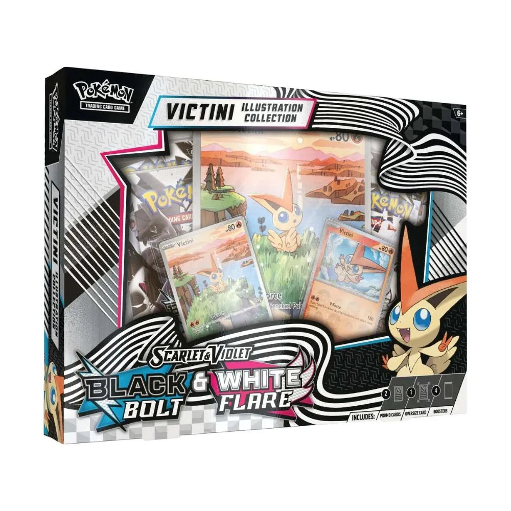 Pokemon TCG: Scarlet & Violet Black Bolt & White Flare Victini Illustration Collection
