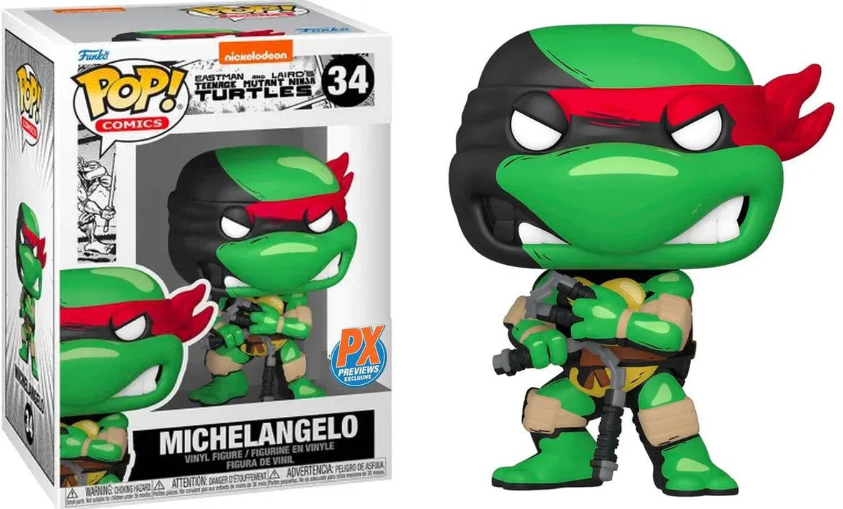 Teenage Mutant Ninja Turtles: Michelangelo (PX Previews) Funko Pop! Vinyl