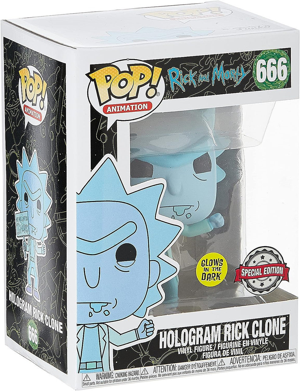 Rick & Morty: Hologram Rick Clone Funko Pop! Vinyl