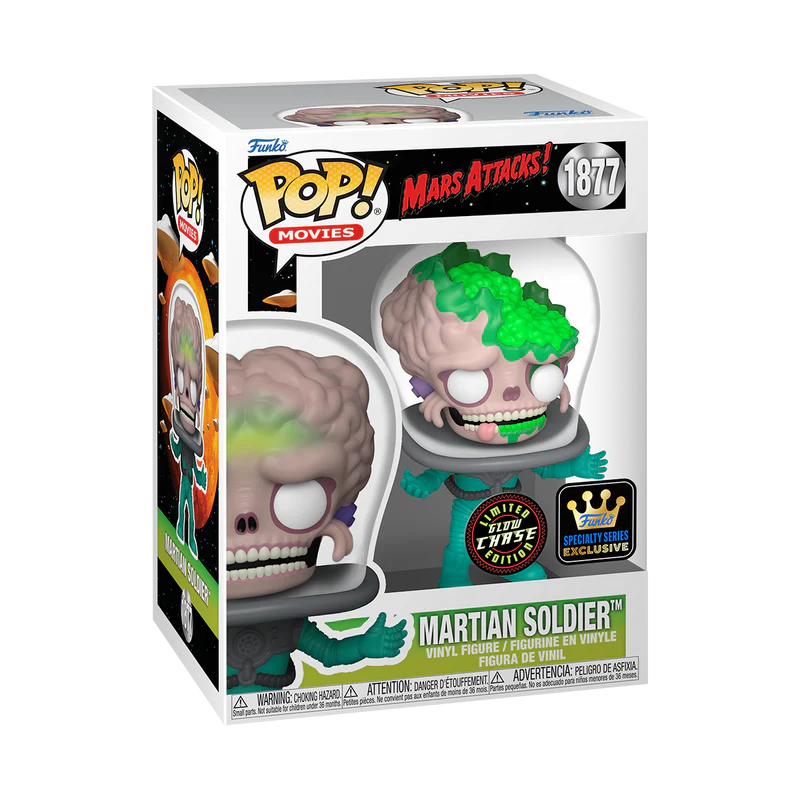 Mars Attacks: Martian Soldier (w/ Chase) Funko POP! Vinyl