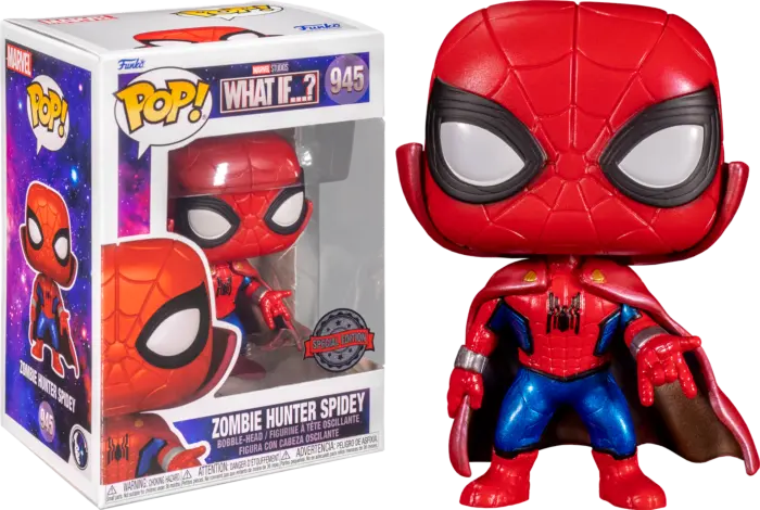 Marvel What If: Zombie Hunter Spidey (Metallic Special Edition) Funko POP! Vinyl
