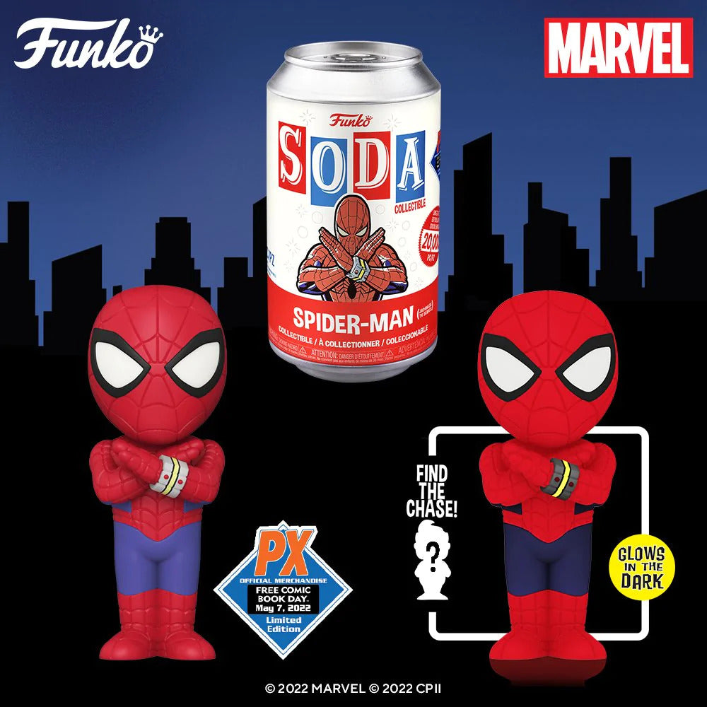 Funko Vinyl Soda: Spider-Man (Japanese TV) PX Preview LTD