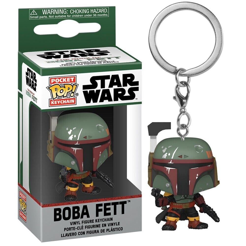 Star Wars The Book of Boba Fett: Boba Fett Funko Pocket Pop! Keychain