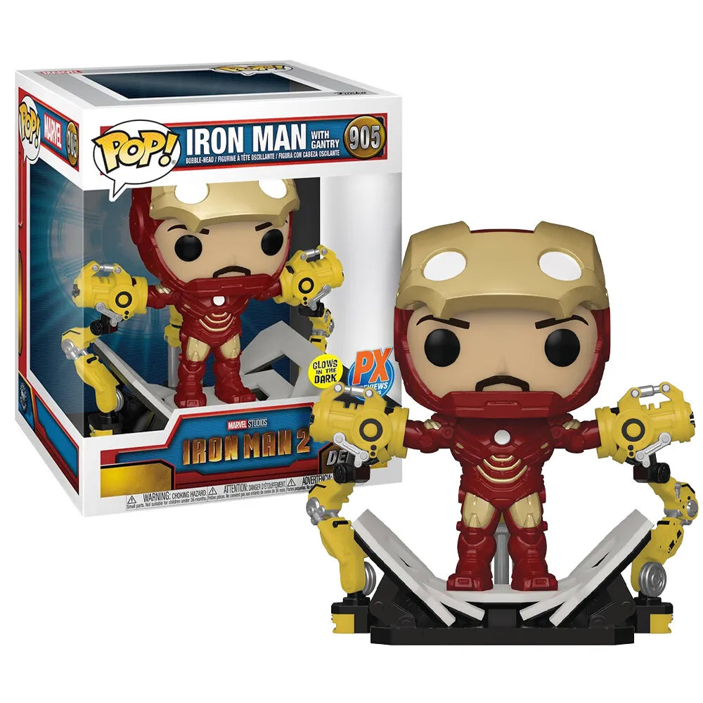 Iron Man 2: Iron Man w/ Gantry Deluxe Funko Pop! Vinyl