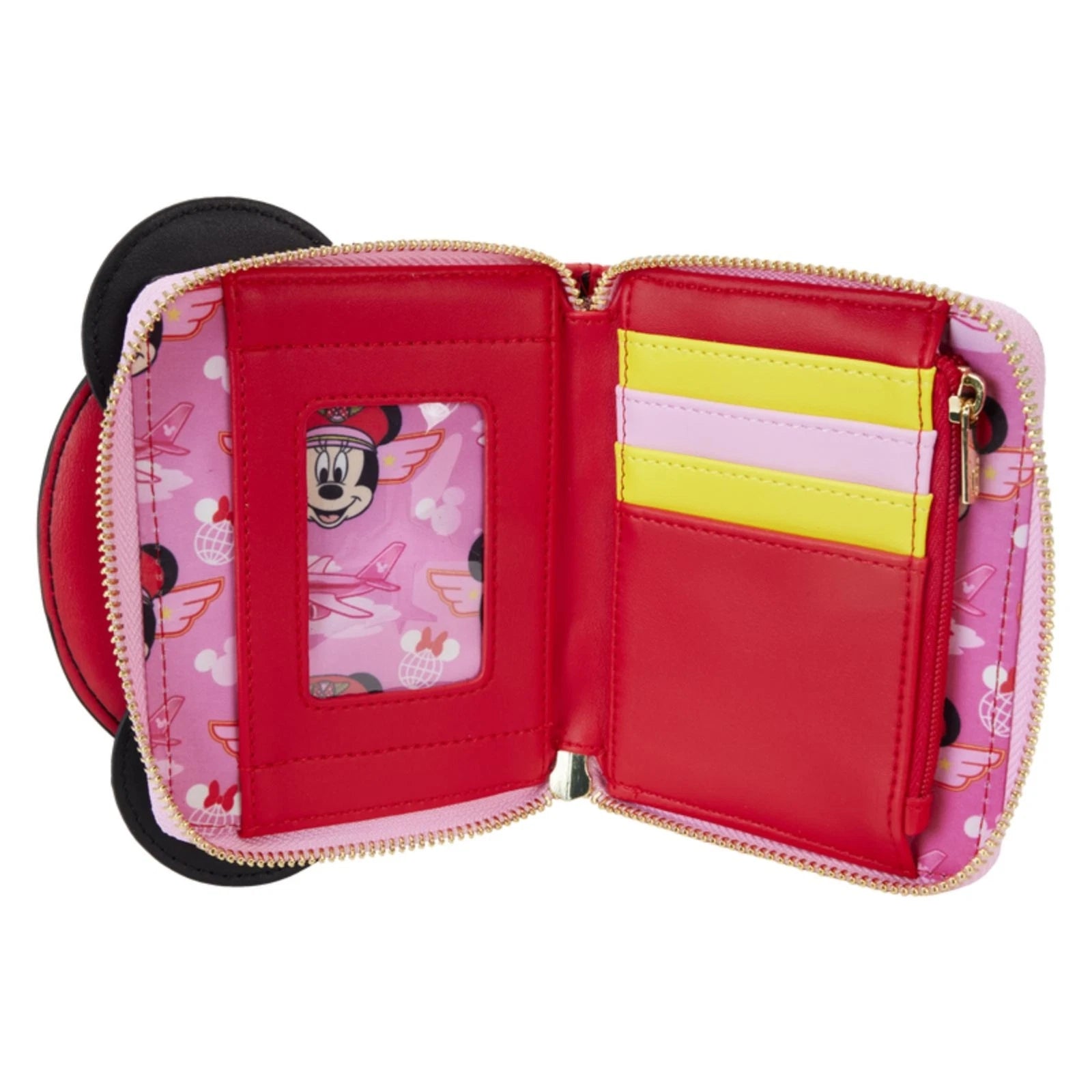 Loungefly x Disney: C2E2 Exclusive Minnie Mouse Pilot Zip Around Wallet