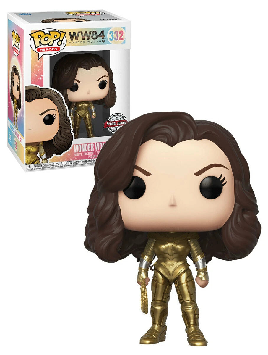 WW84: Wonder Woman Golden Armor (No Wings) #332 Funko Pop! Vinyl