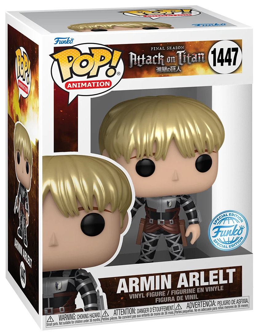Attack on Titan: Armin Arlelt (Metallic) Funko Pop! Vinyl