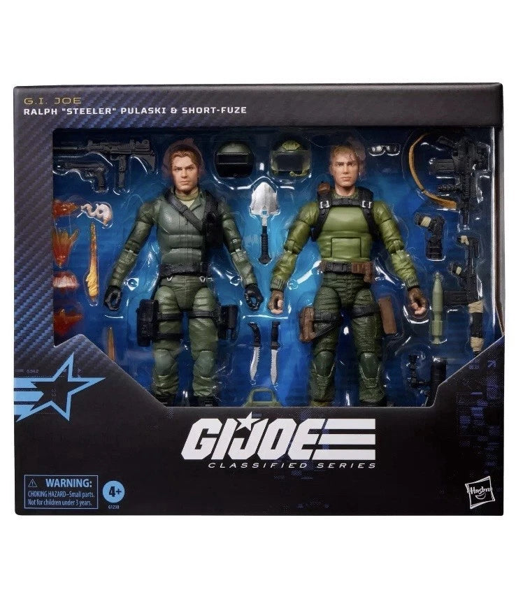 G.I. Joe Classified Series: Ralph "Steeler" Pulaski & Short-Fuze 2-Pack Figures