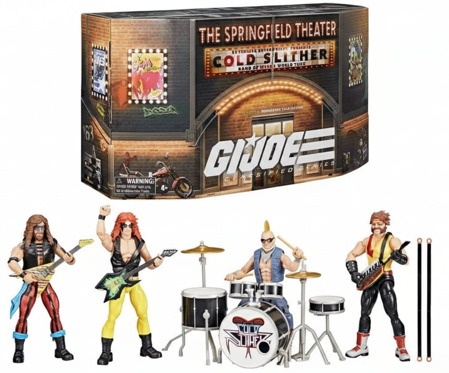 G.I. Joe Classified Series: Dreadnocks Cold Slither - Bank of Vipers Tour 4-Pack