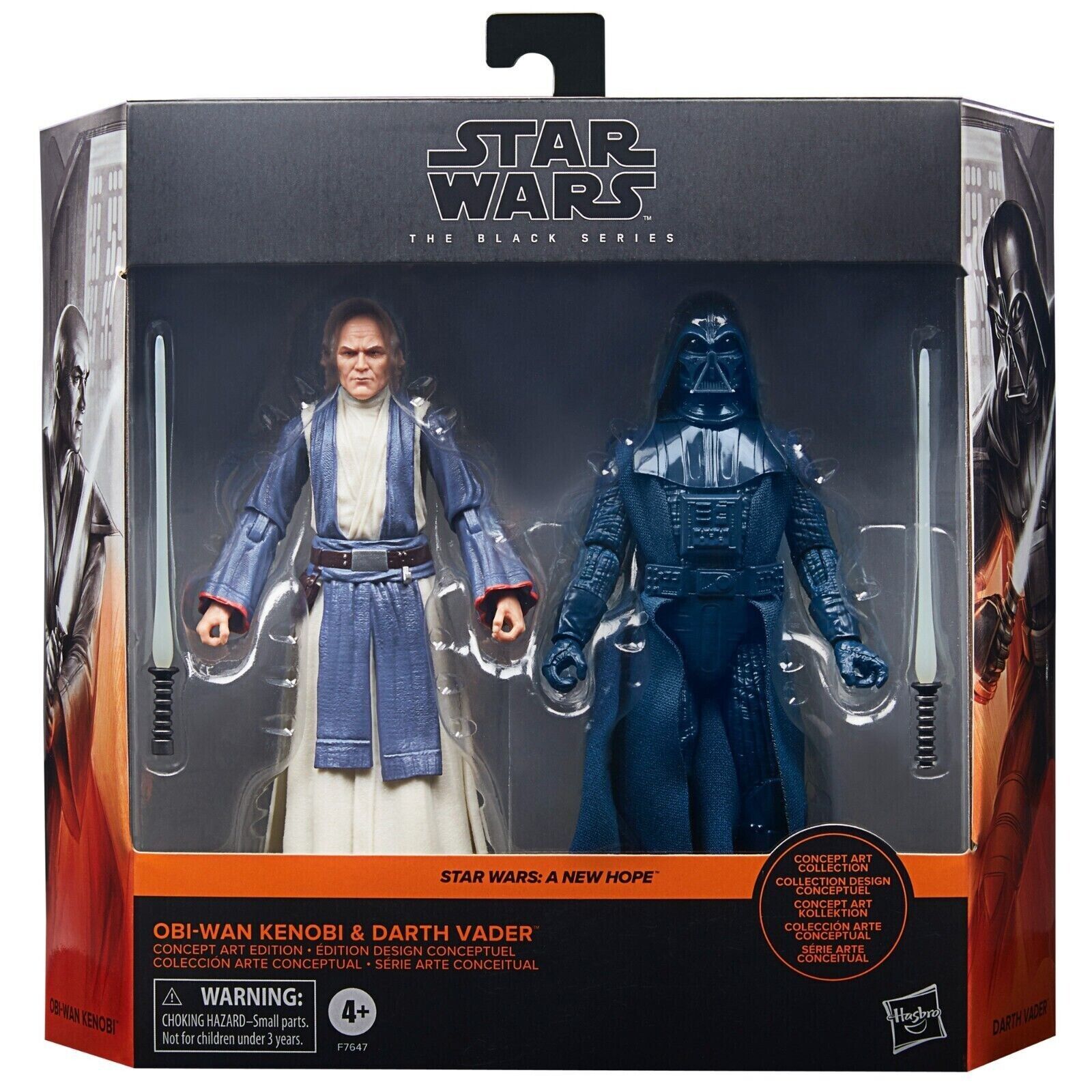 Star Wars Black Series 6 Inch Figures: Obi-Wan Kenobi & Darth Vader Concept