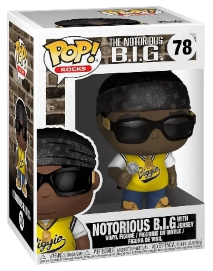 Rocks: Notorious B.I.G w/ Jersey Funko POP! Vinyl