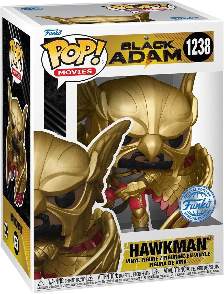 DC Heroes: Black Adam - Hawk Man (Jumping) Funko Pop! Vinyl