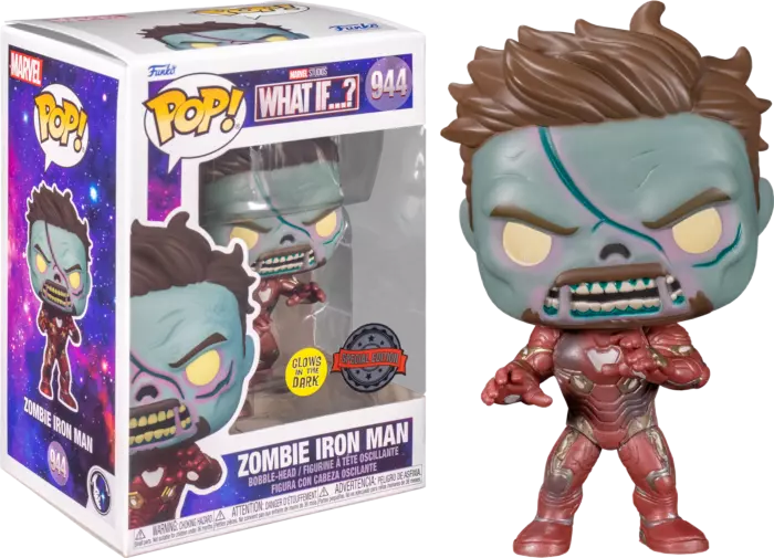 Marvel What If...? : Zombie Iron Man (GITD) Funko Pop! Vinyl
