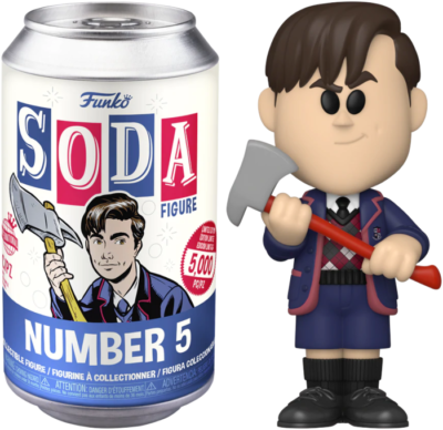 Funko Vinyl Soda: The Umbrella Academoy - Number 5
