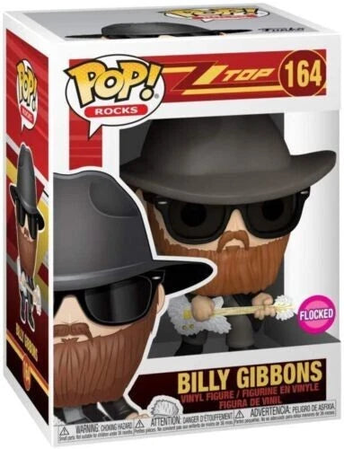 ZZ Top: Billy Gibbons Flocked Funko POP! Vinyl