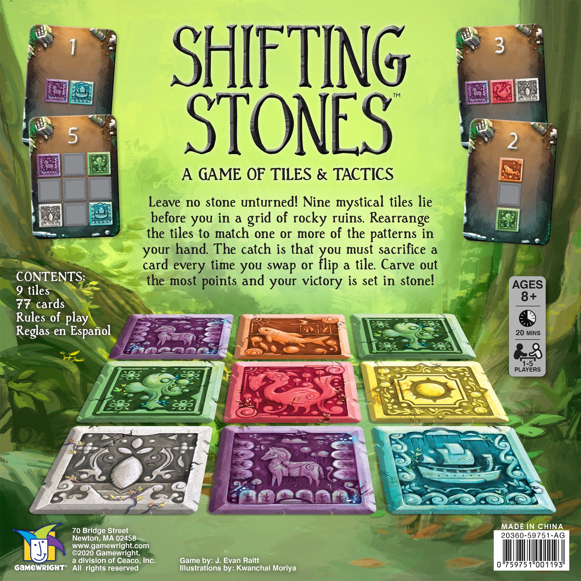 Shifting Stones Board Game