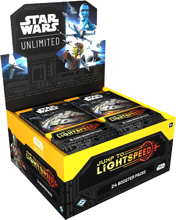Star Wars: Unlimited Jump to Lightspeed Booster Box (24 Sealed Packs)