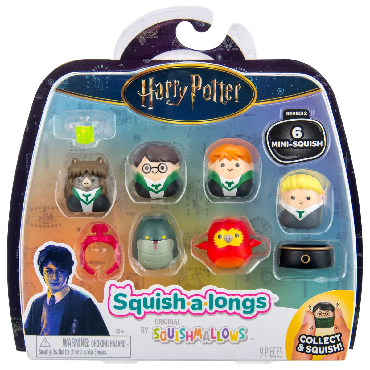 Squish-A-Longs Harry Potter 6 Pack (Series 2, Style 1)