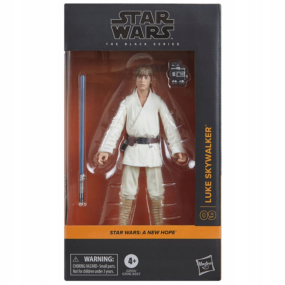 Star Wars The Black Series Luke Skywalker action figure in retail packaging