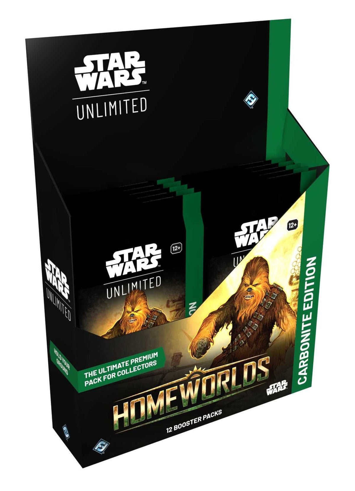 Star Wars Unlimited Homeworlds Carbonite Booster Display retail box
