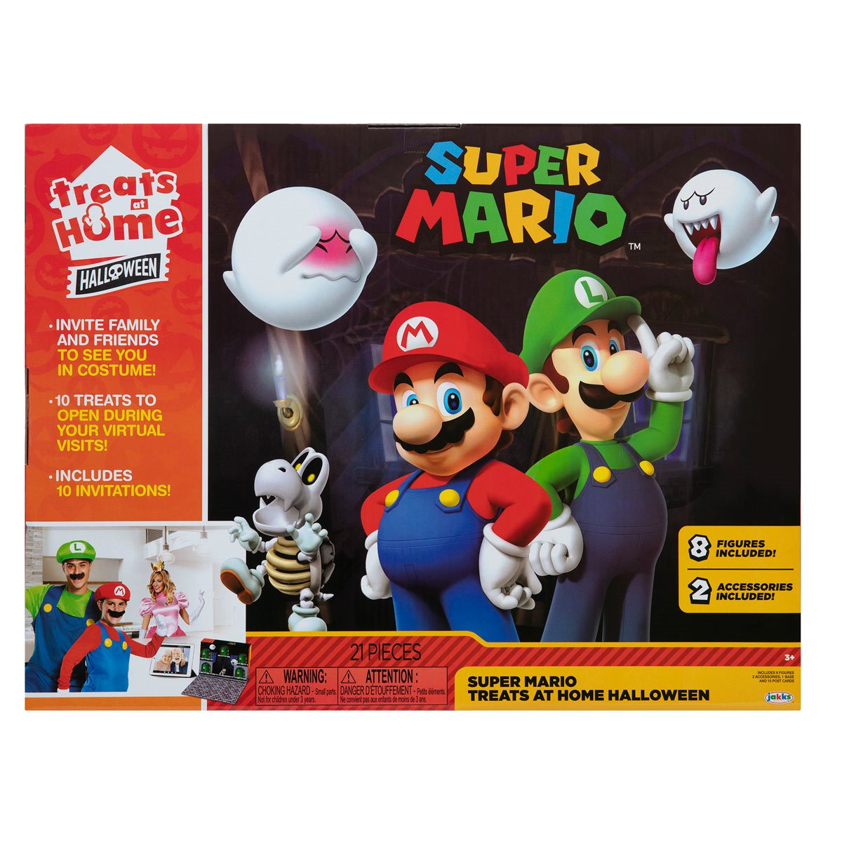 Super Mario Treats at Home Halloween Pack complete retail box front