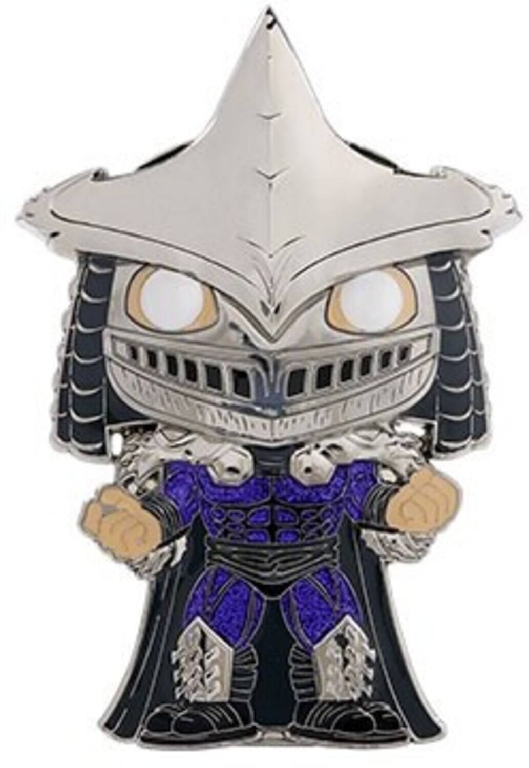 Teenage Mutant Ninja Turtles: Super Shredder Funko Pop! Pin in retail packaging