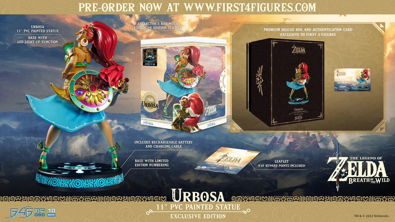 The Legend of Zelda: Breath of the Wild 8" PVC Painted Urbosa Statue (LED)
