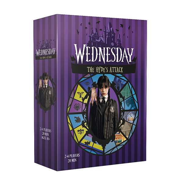 Wednesday: The Hyde's Attack boxed board game