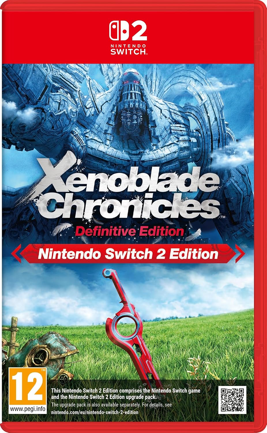 Xenoblade Chronicles Definitive Edition Nintendo Switch 2 Edition retail game cover