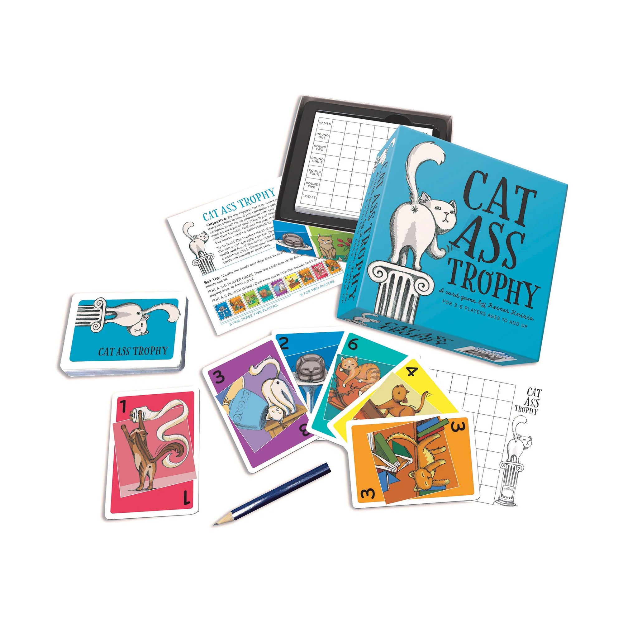 Cat Ass Trophy Card Game - Reiner Knizia