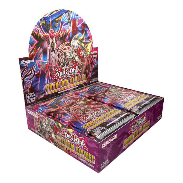Yu-Gi-Oh! TCG Phantom Revenge booster box containing 24 packs