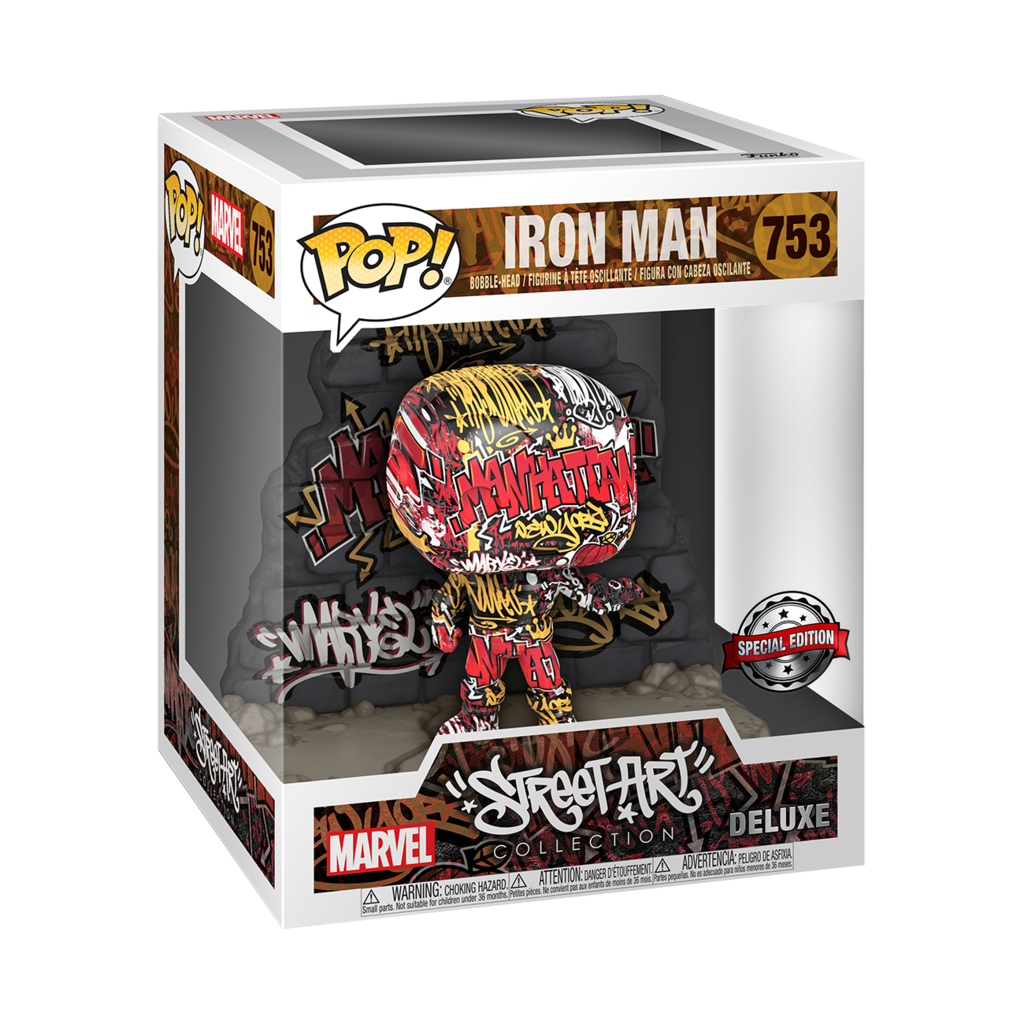 Street Art Collection: Iron Man Deluxe (Special Edition) Funko Pop! Vinyl