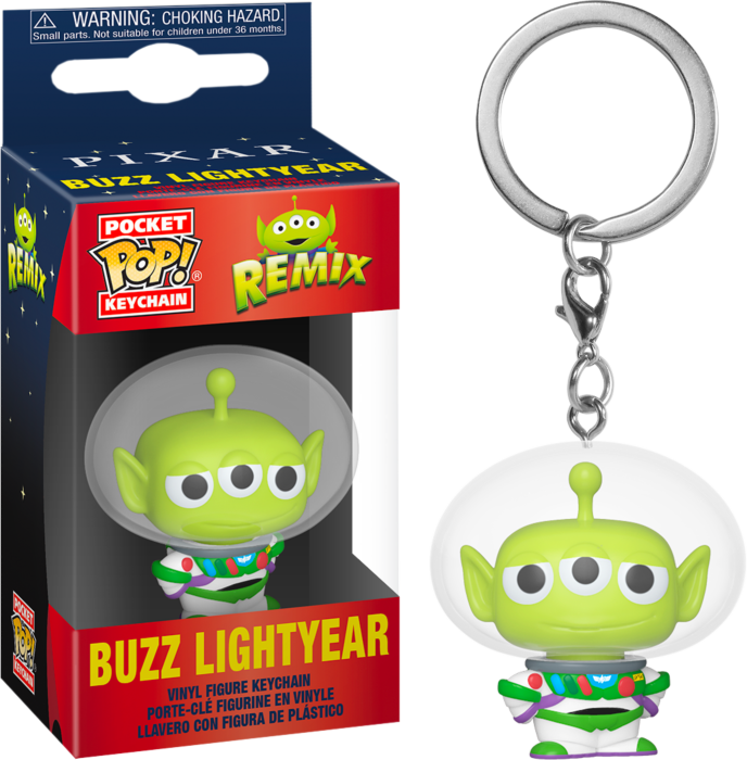 Disney Pixar's Alien Remix: Buzz Lightyear Funko Pocket Pop! Keychain