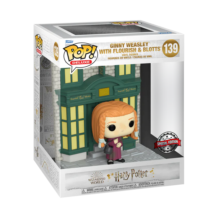 Harry Potter: Ginny Weasley w/ Flourish & Blotts Funko Pop! Deluxe