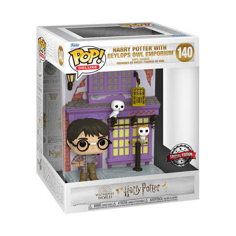 Harry Potter: Harry w/ Eeylops Owl Emporium Funko Pop! Deluxe
