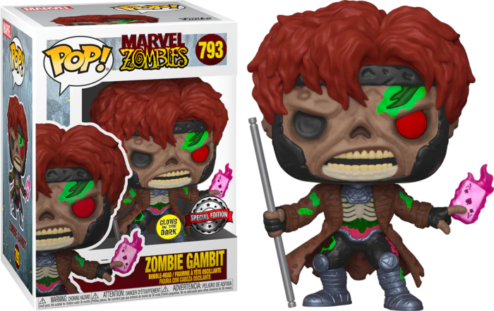 Marvel Zombies: Gambit Glow in the Dark Funko Pop! Vinyl