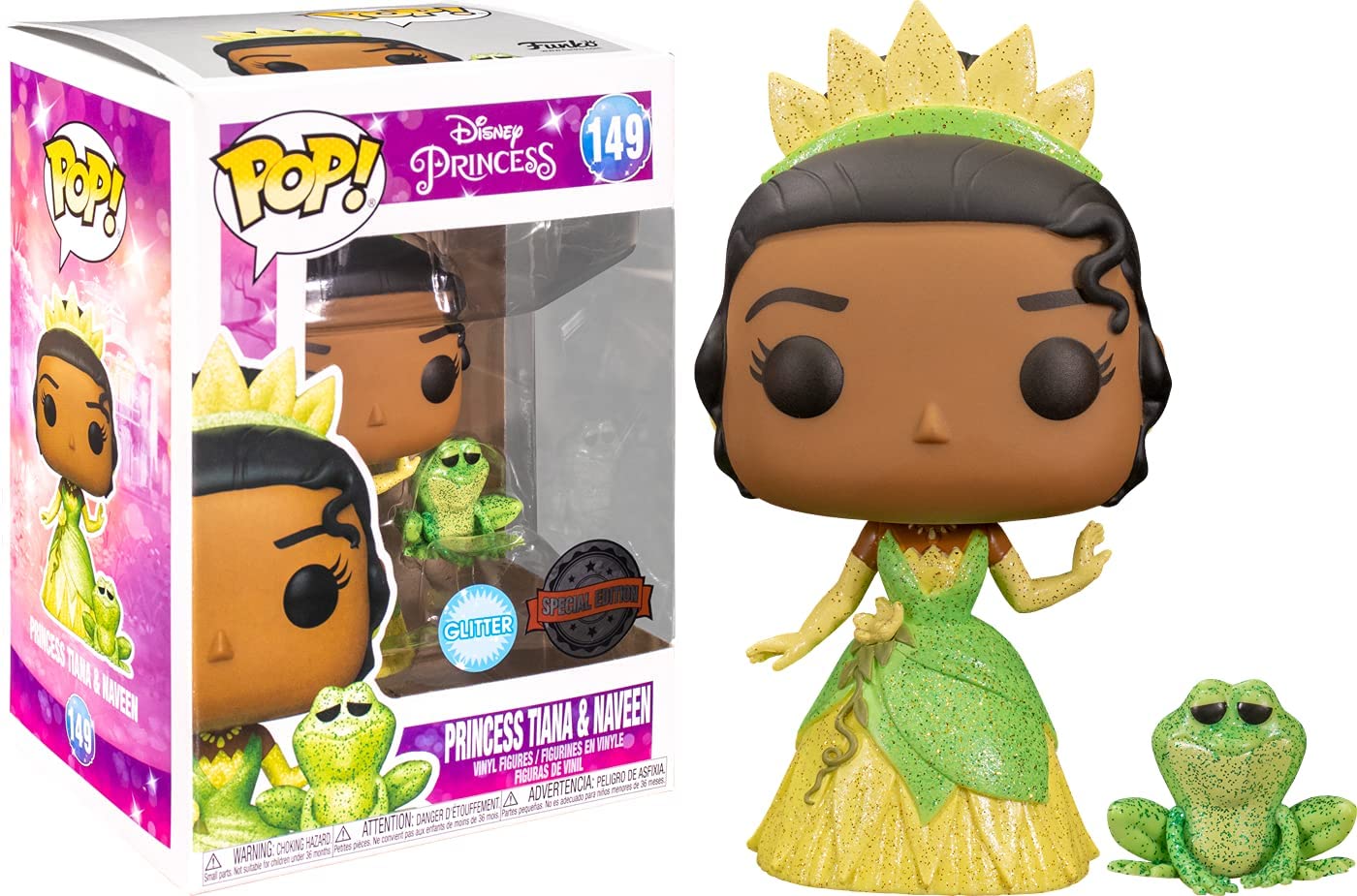 Disney: Princess Tiana & Naveen Glitter Funko Pop! Vinyl