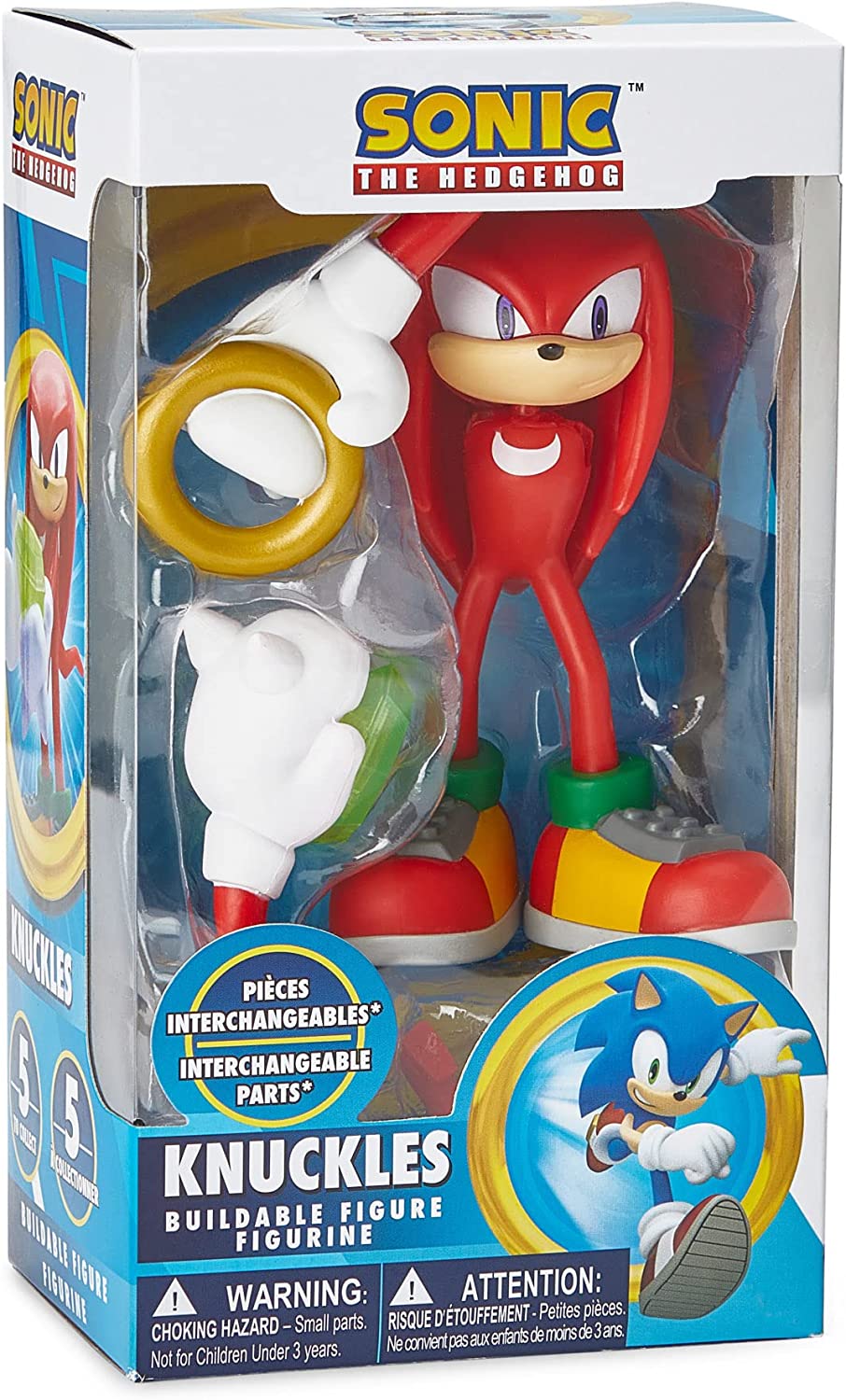 Sonic the Hedgehog 4" Buildable Figure: Knuckles