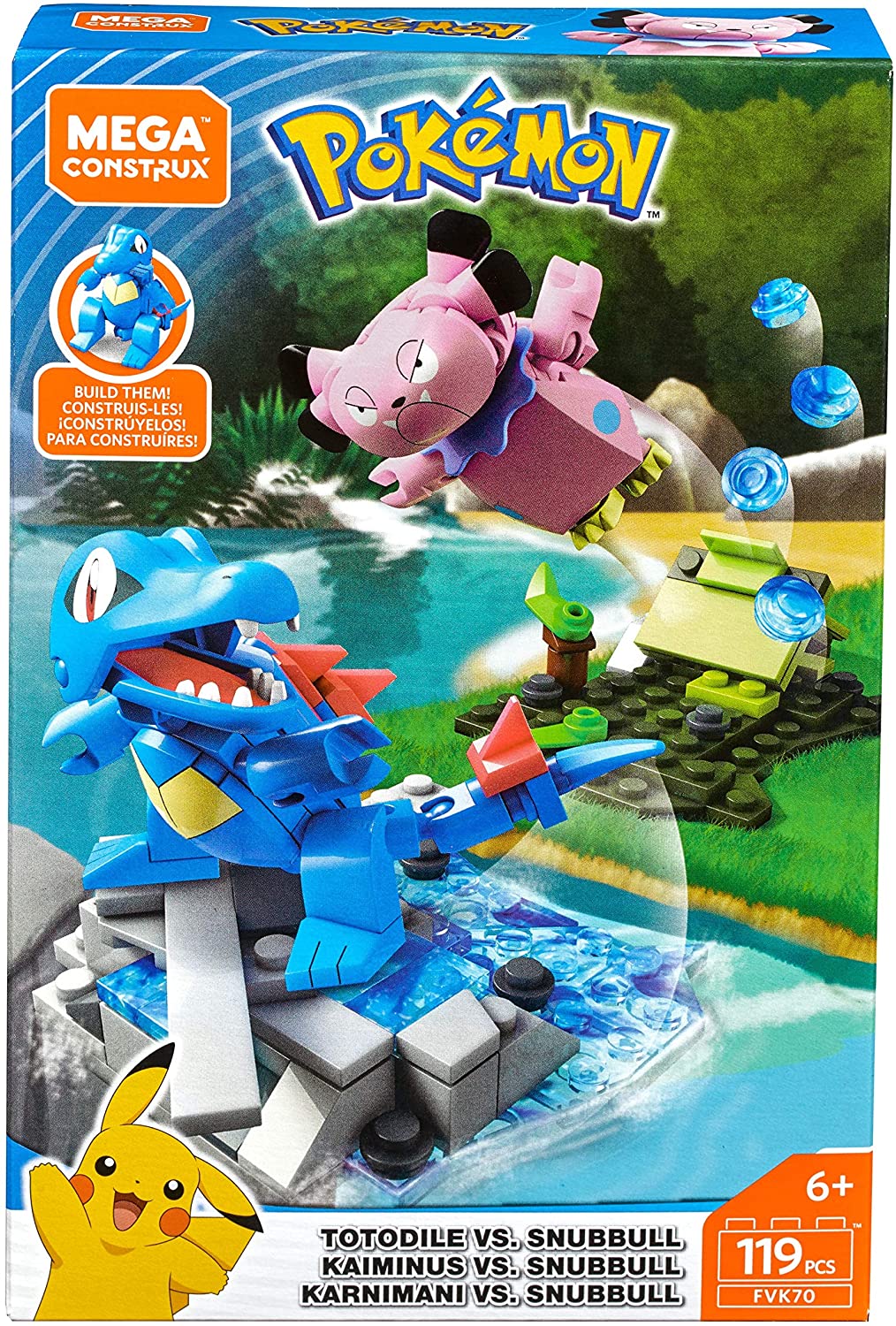 Pokemon: Totodile vs. Snubbull Mega Construx