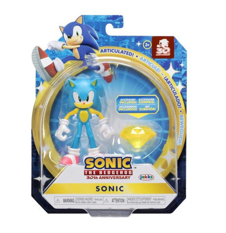 Sonic the Hedgehog 4" Figure: Sonic 30th Anniversary