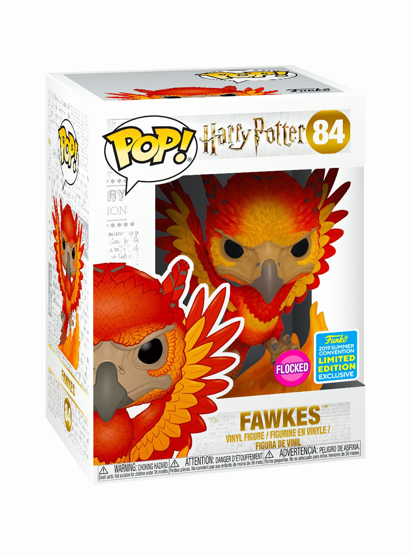 Harry Potter: Fawkes (Flocked SDCC 2019) Funko Pop! Vinyl