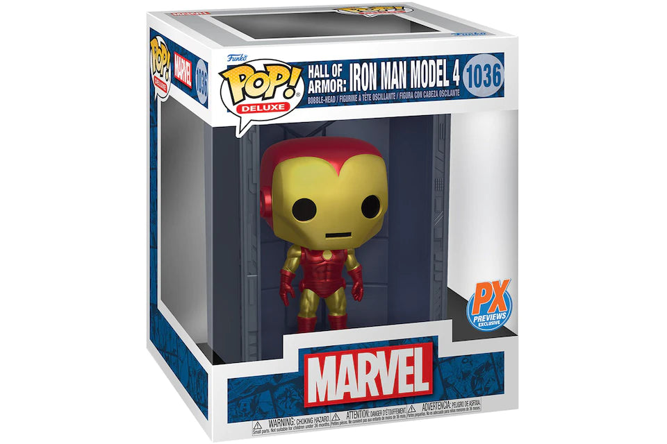 Hall of Armor: Iron Man Model 4 Deluxe Funko Pop! Vinyl