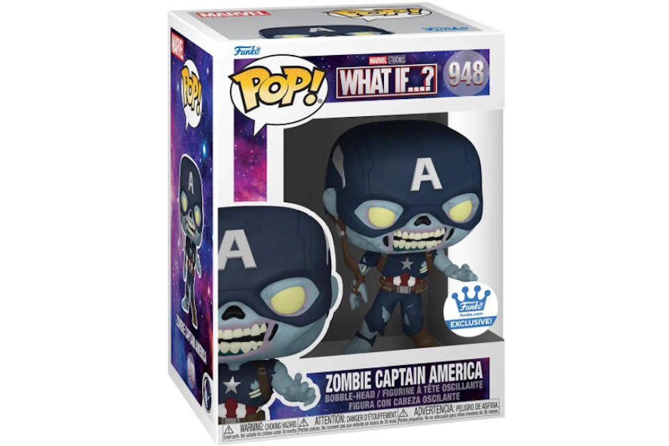 Marvel What If...? : Zombie Captain America Funko Pop! Vinyl