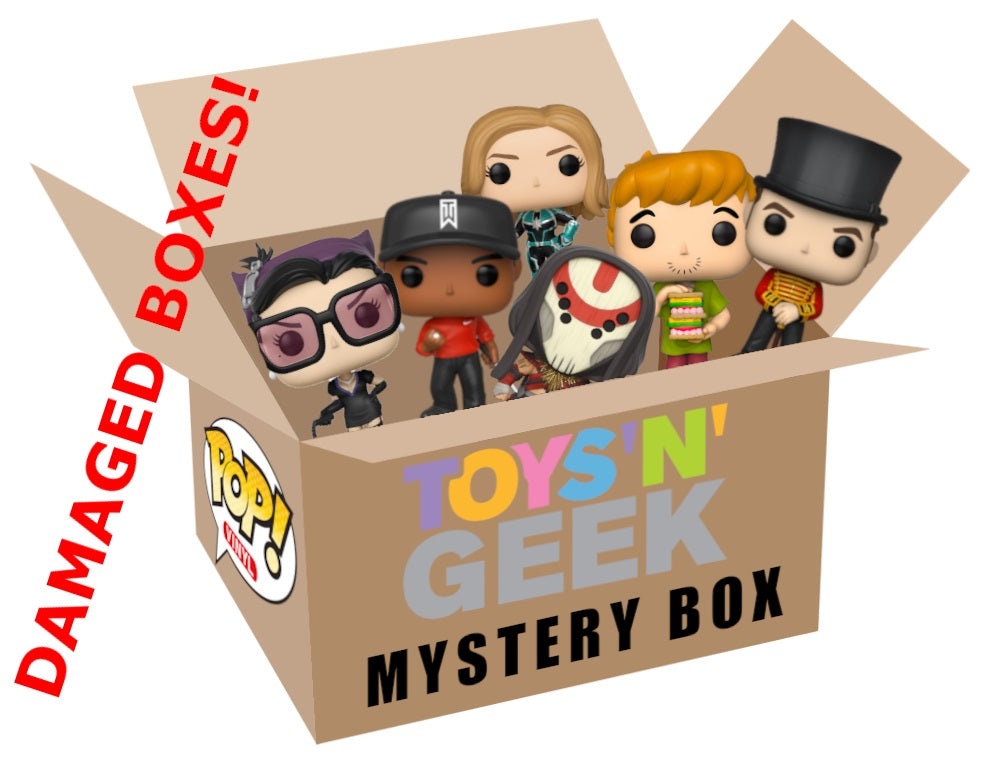 Funko Mystery Box: 6x (DAMAGED Boxes) Random Funko Pop! Vinyl